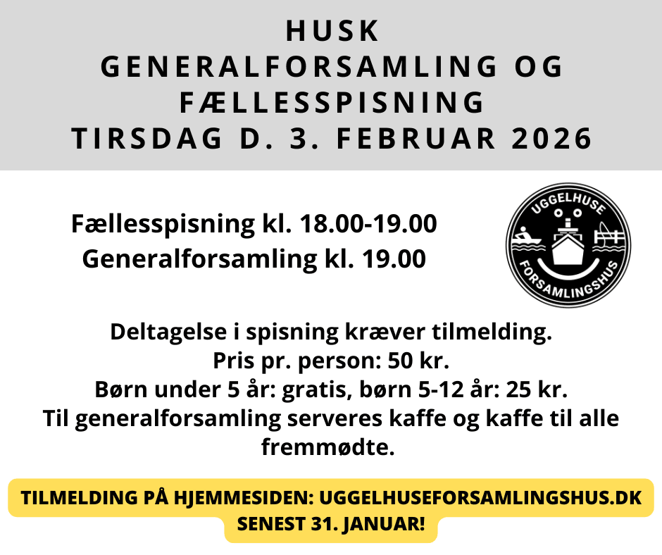 Generalforsamling med spisning